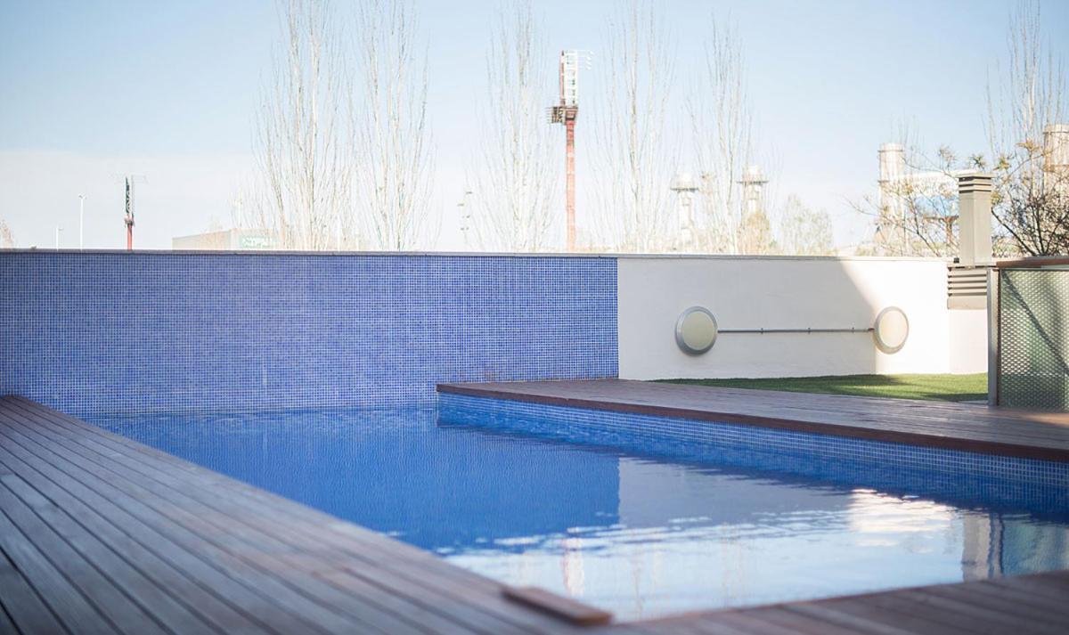 Large Terrace Luxury Apartment Sant Adria de Besos Exterior photo